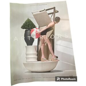 Arteriors Print Ad Campaign Spring 2024 8x10 Frame Ready Original Magazine Decor